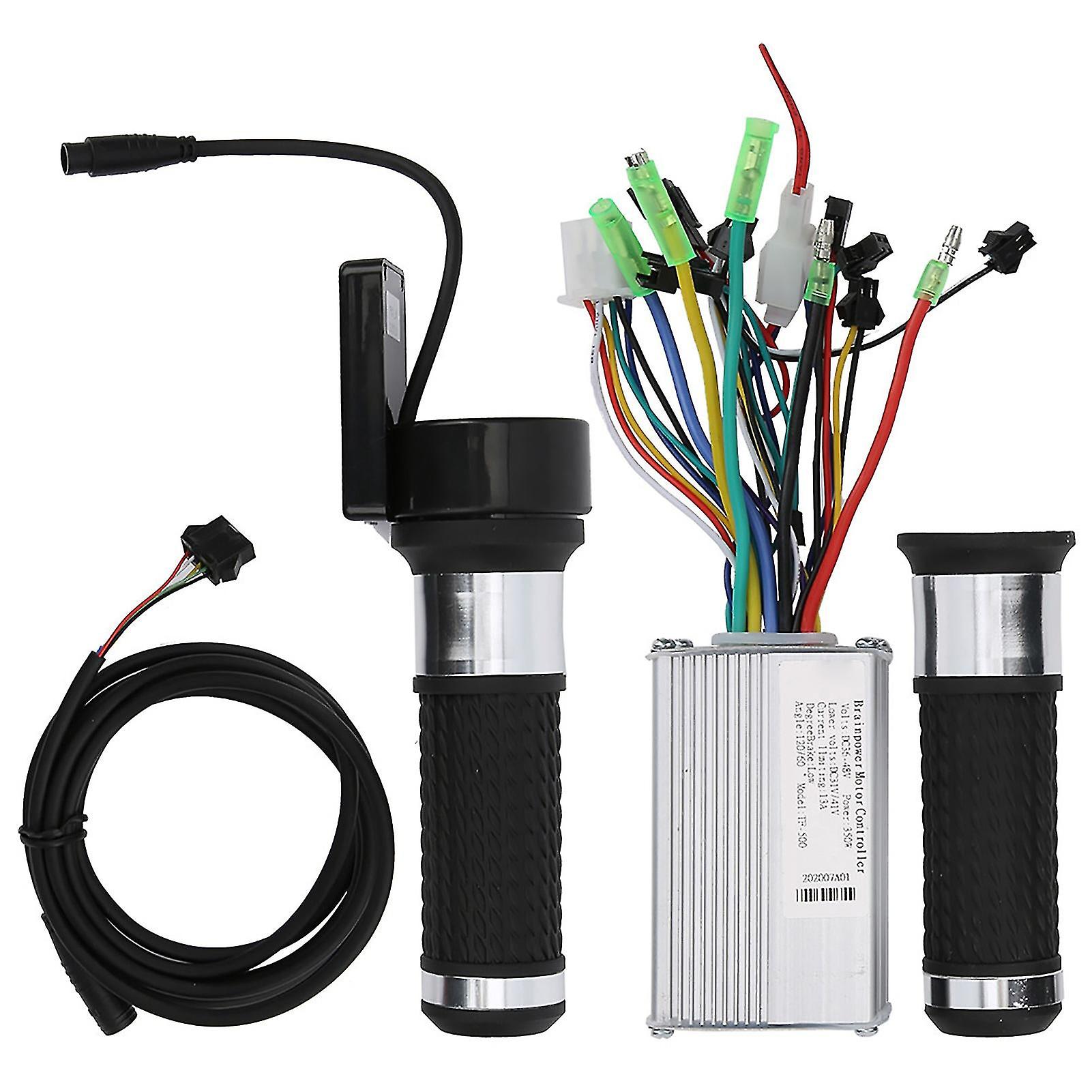 350W Brushless Speed Controller Lcd Display Throttle Twist Grip Handlebar For Electric Bicycle E-bike Scooter