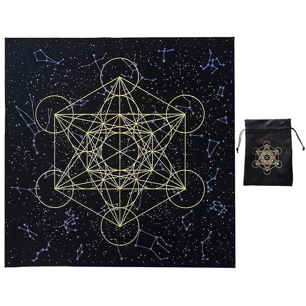 Thick Velvet Divination Pendulum Divination Tablecloth Board Game Mat With Bag
