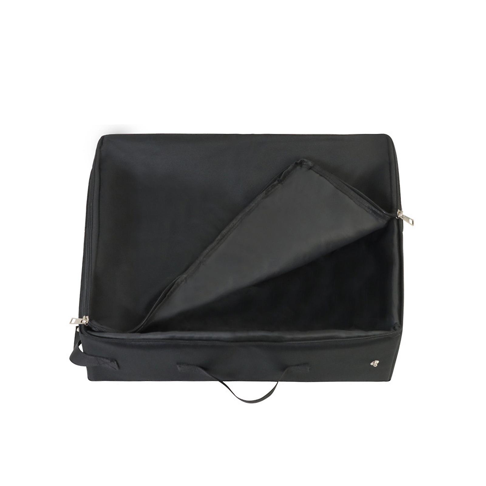 Travel Leak-proof Portable Litter Box Zipper Closure Reusable Toilet Tray For Storing Treats Toys Blanket
