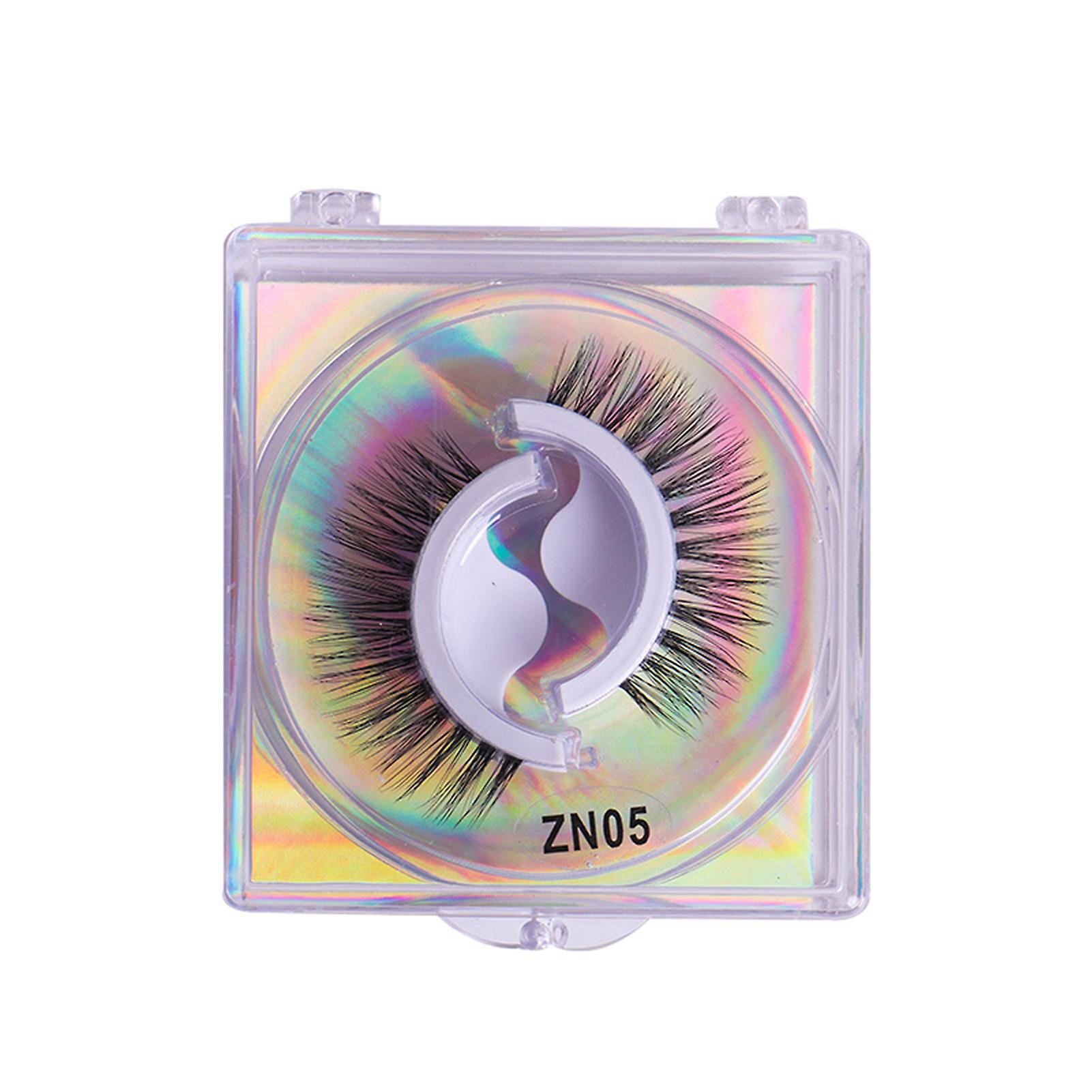 Self Adhesive False Eyelashes Feather Like Soft Comfortable Fluffy Lashes Eye Makeup Accessory