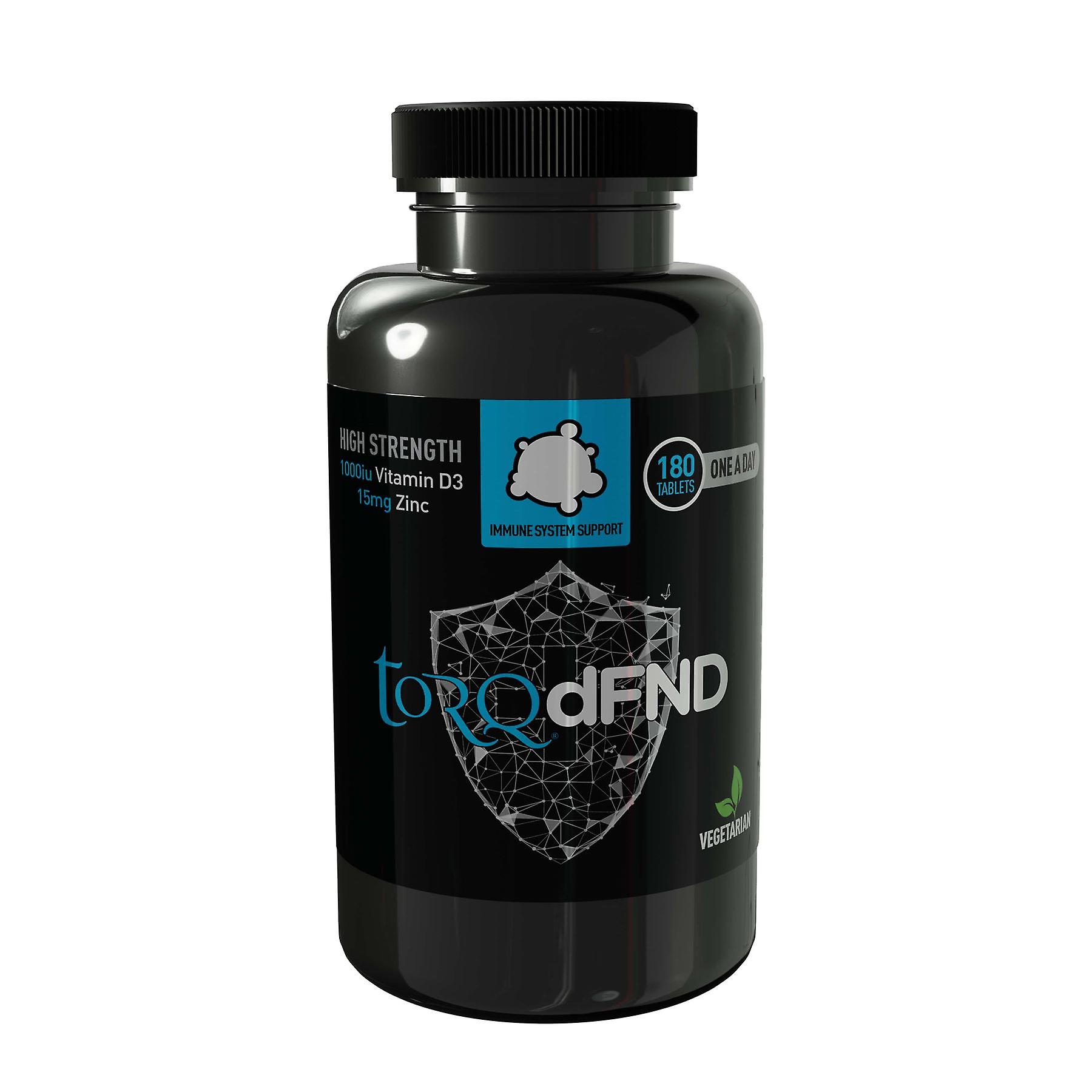 Torq dFND Vitamin D3 & Zinc - 180 Tablets