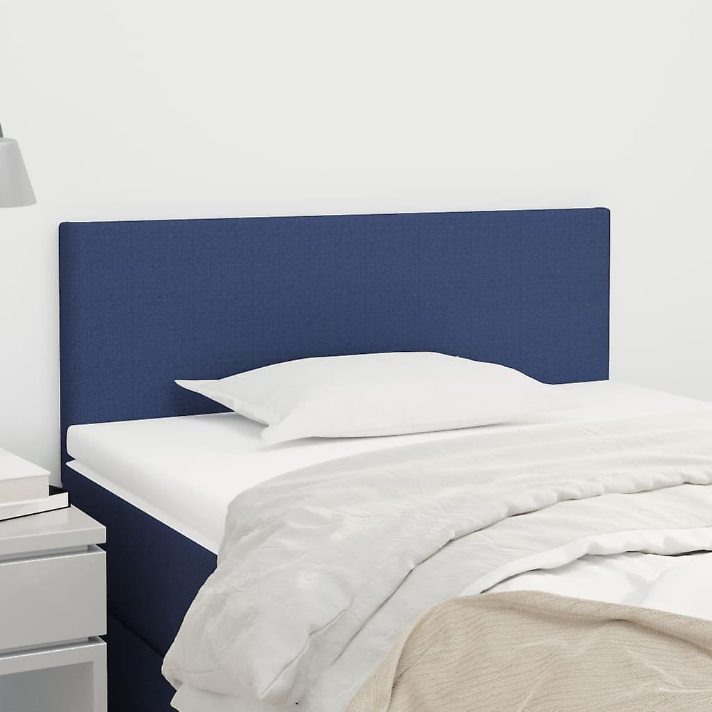 Headboard Blue 90x5x78/88 cm Fabric