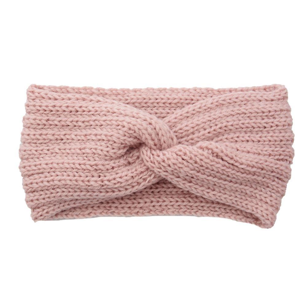 Knitted headband with beautiful knot on the front boho winter autumn