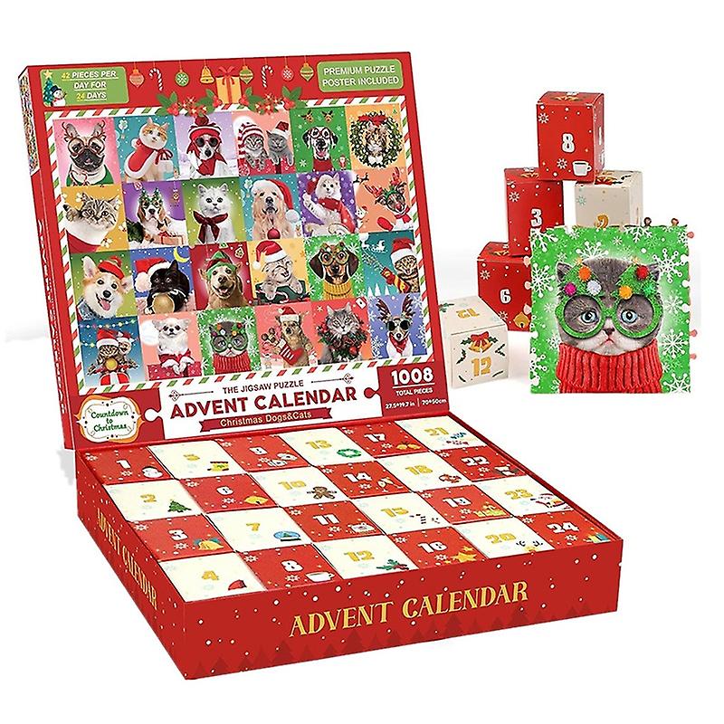 Advent Calendar Christmas Jigsaw Puzzle Christmas Emporium 1008 Pieces Puzzles