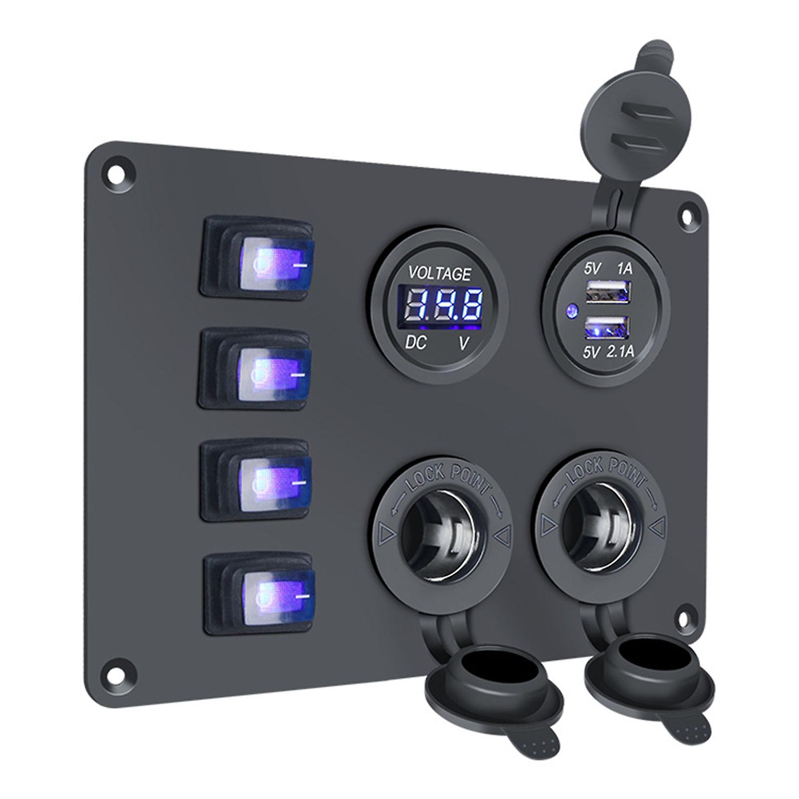 Multipurpose Charger Panel Charging Multifunctional Vehicle Charger Charger for Boat