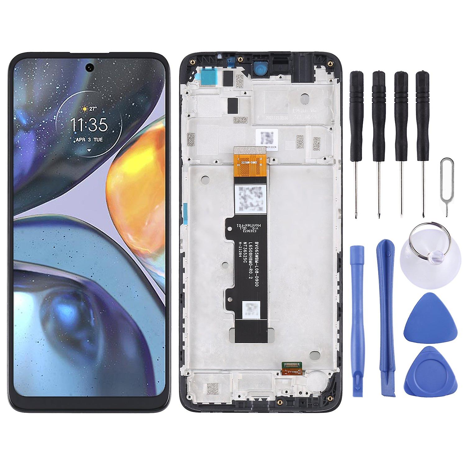 TFT LCD Screen for Motorola Moto G22 Digitizer Full Assembly with Frame For Motorola Moto G22