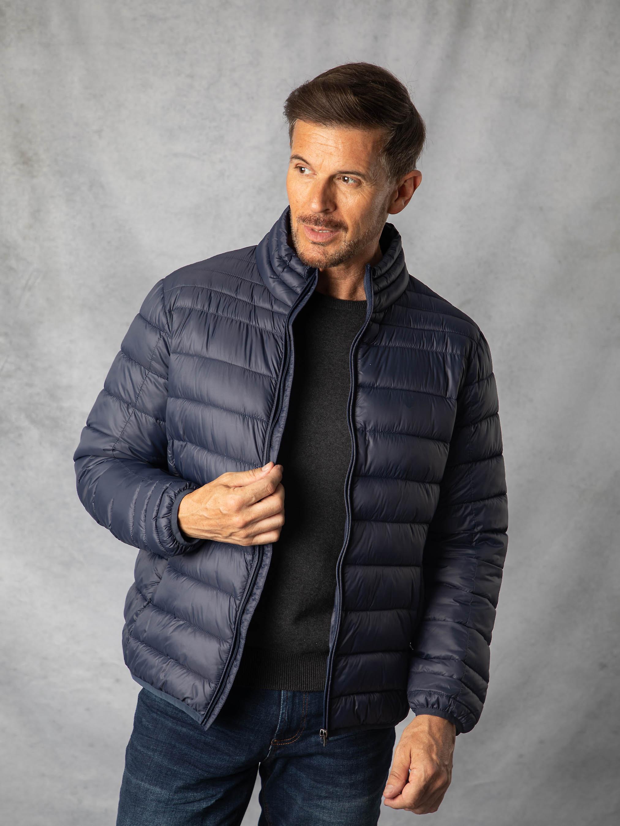 Lightweight Padded Jacket in Navy