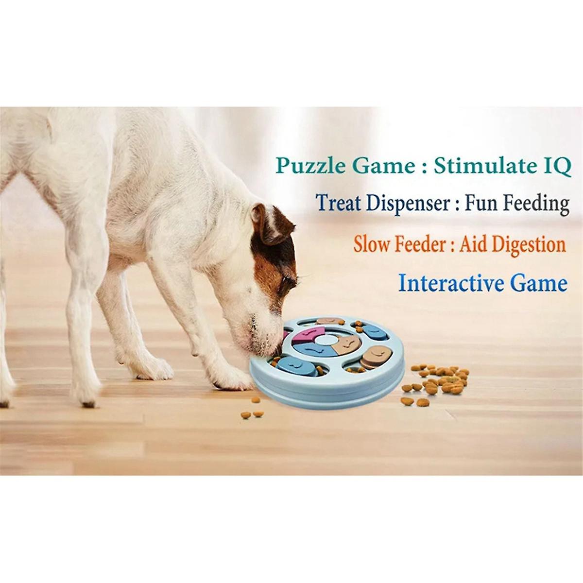 Jouets de puzzle pour chiens Slow Feeder Interactive Augmenter le QI du chiot Distributeur de nourriture Manger lentement Non Bowl Tra