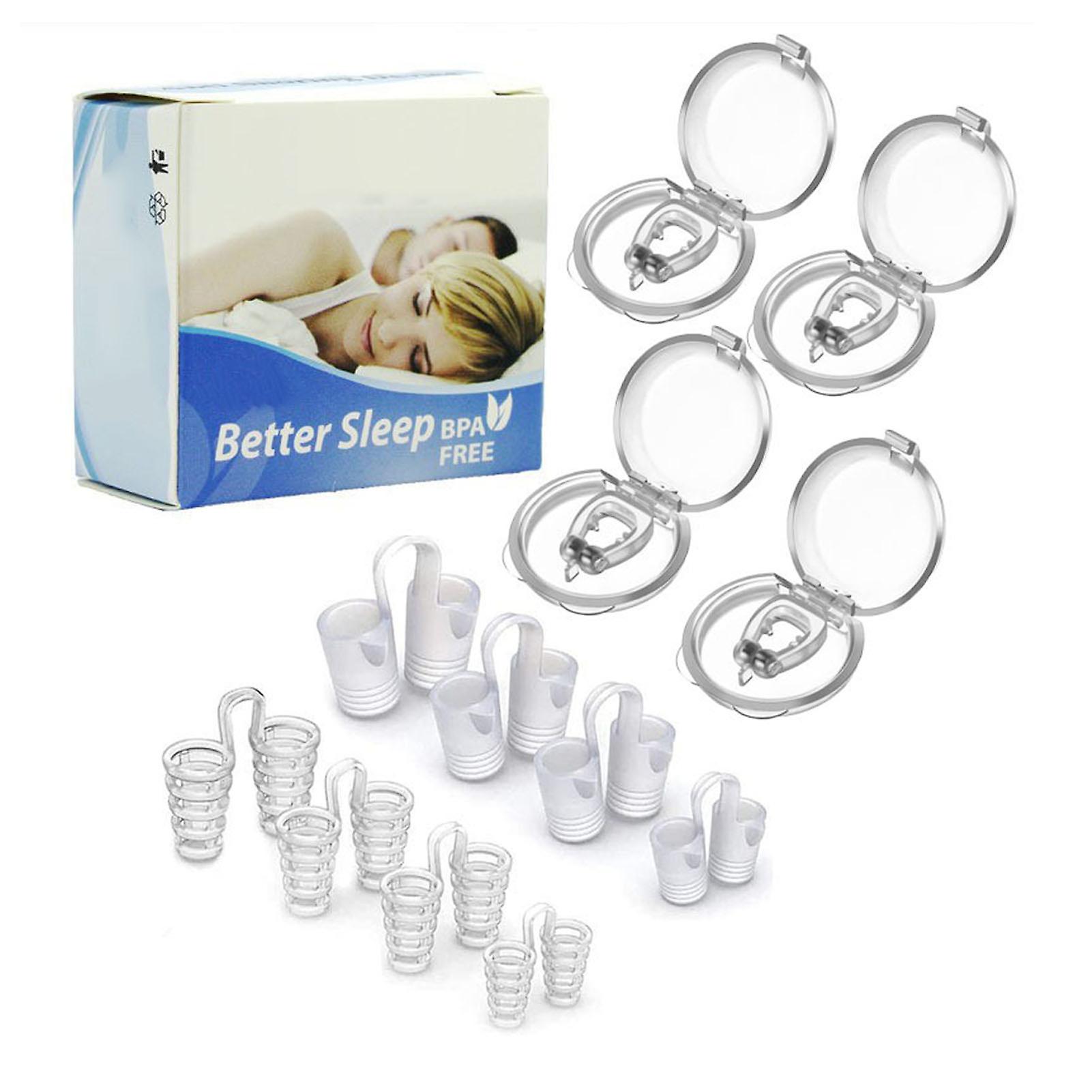 Mini Magnetic Silicone Anti Snoring Nose Clip Night Sleeping Aid Tool