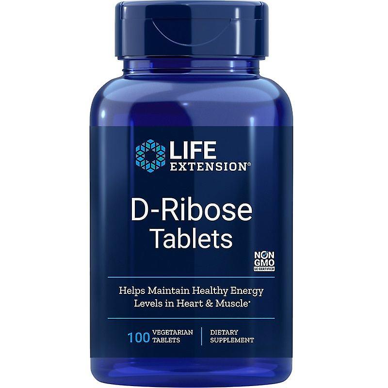 Life Extension D-Ribose Tablets Vegitabs 100