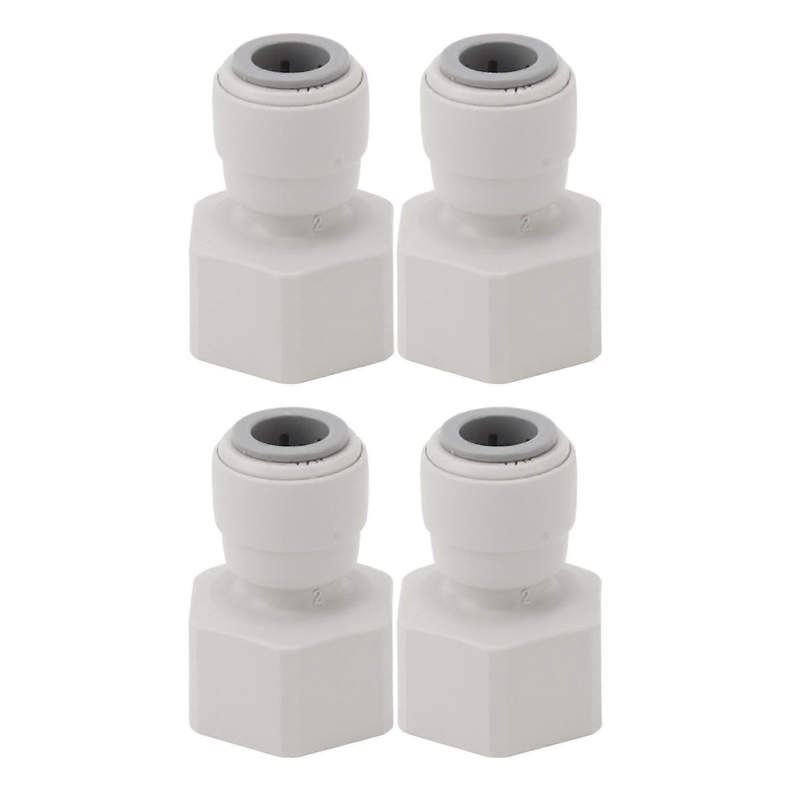 4Pcs Beer Machine Adapter, Plastic Draft Beer Barrel Dispenser Adapter Beer Machine Maker, for Beer Barrels, Red Wine Barrels(3/8")