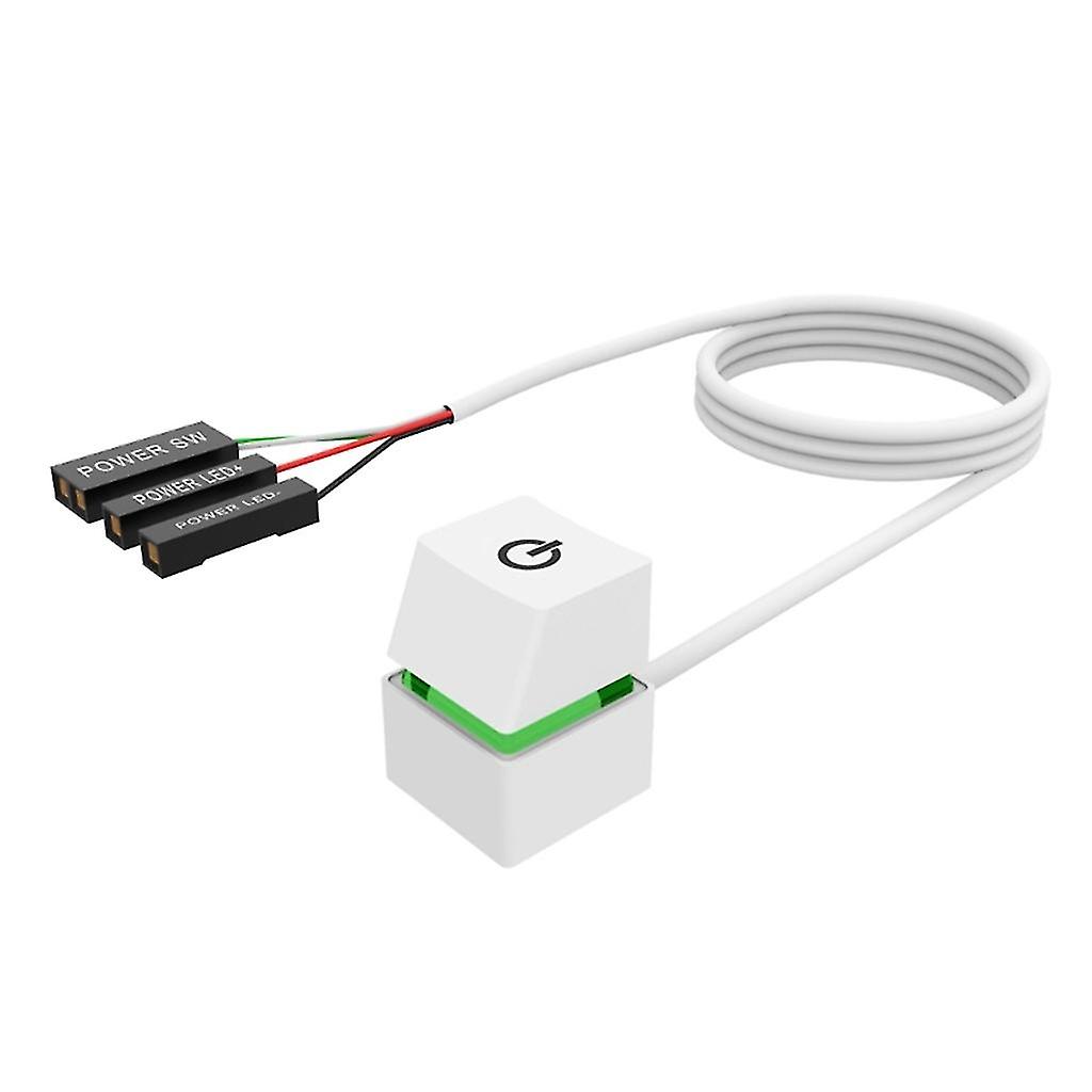 4m External Pc Power Button Desktop Computer Motherboard On Off Power Switch-hao