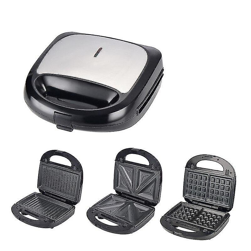 3 In 1 Electric Waffles Maker Sandwich Maker Machine Bubble Egg Cake Oven Breakfast Waffle