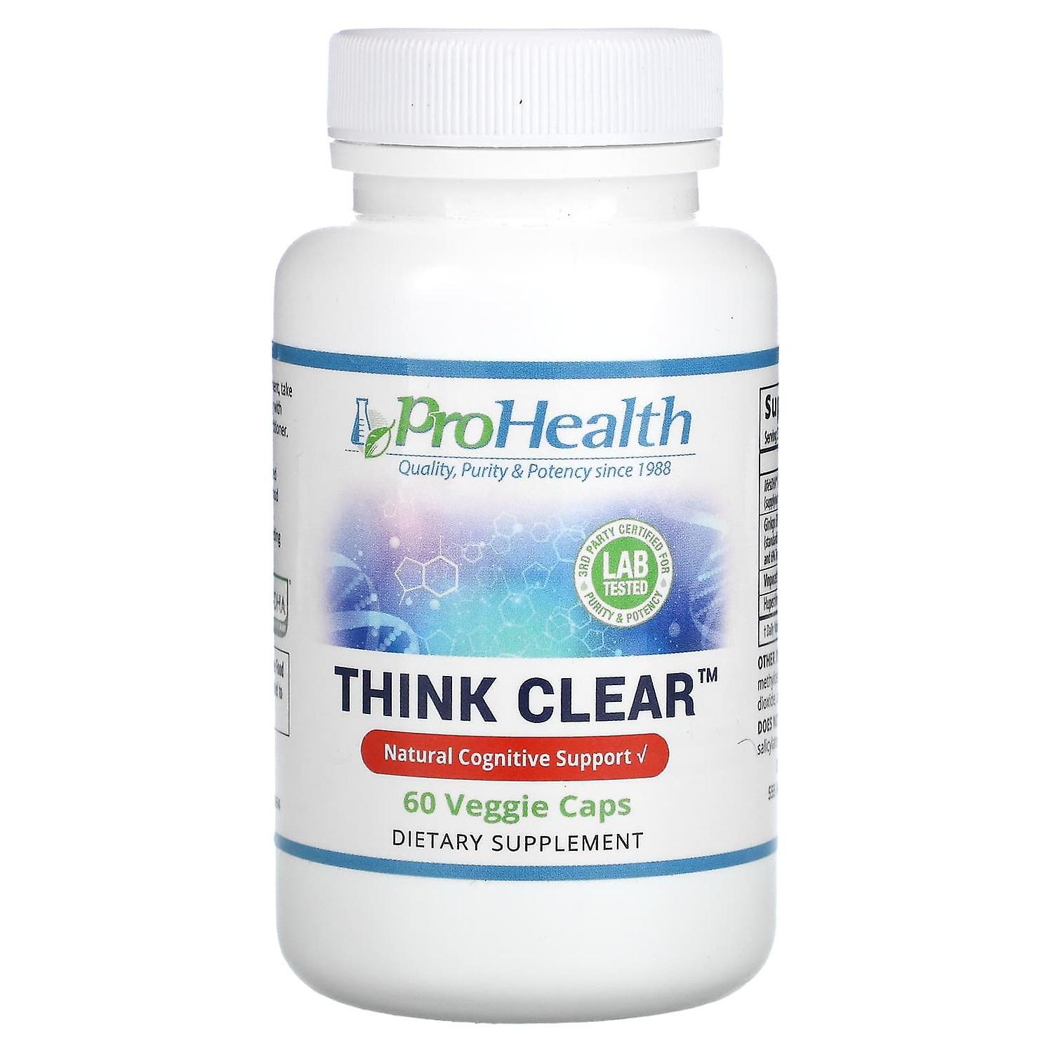 ProHealth Longevity, Think Clear, 60 Veggie Caps