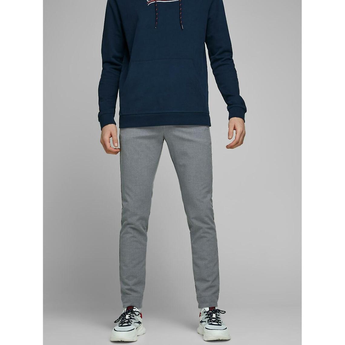 Pantalón chino slim fit gris