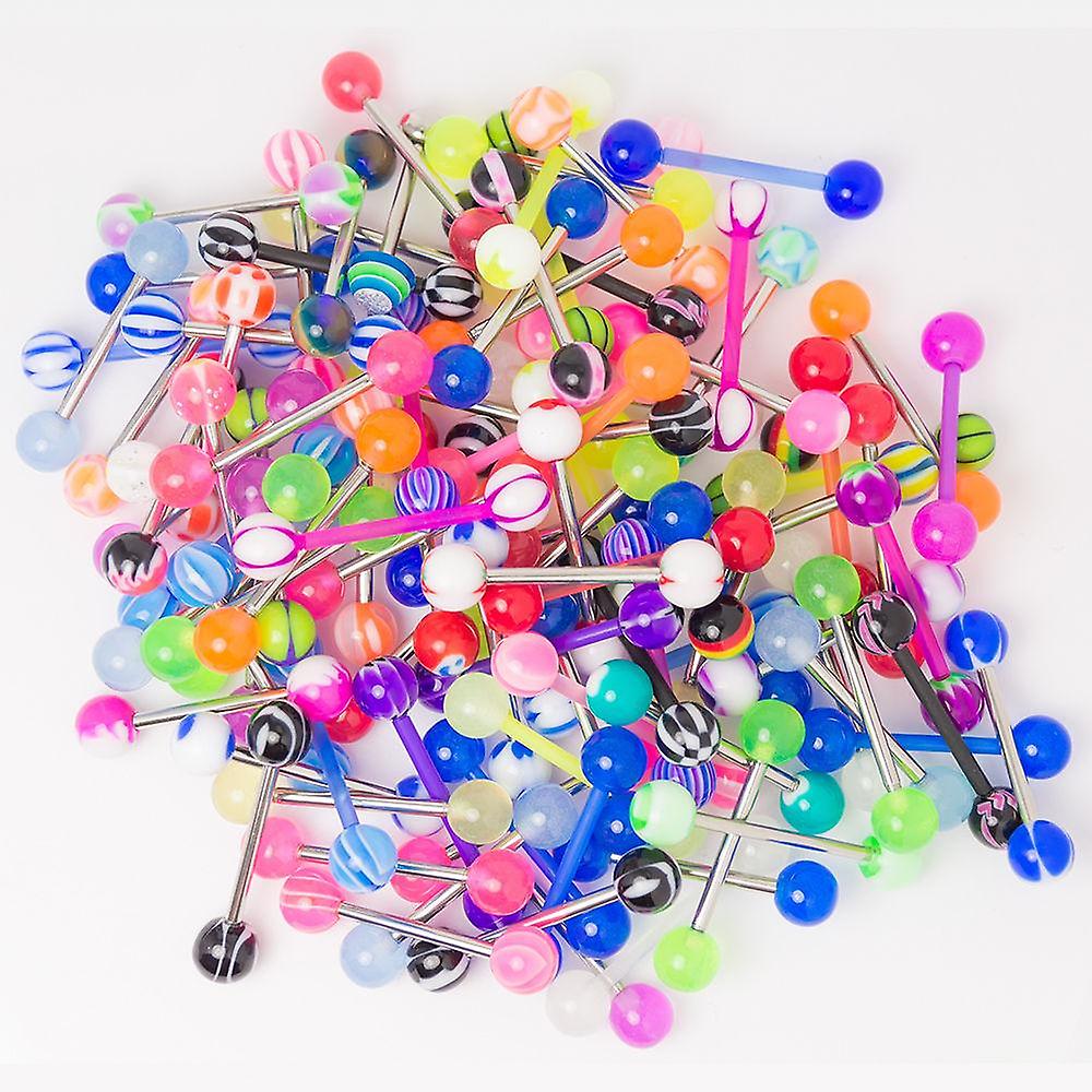 20, 50 Or 100 tongue ring assorted pack - perfect for small shops or individuals