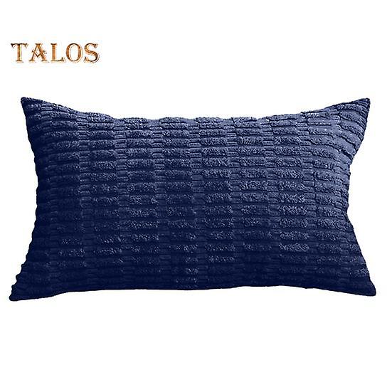 2Pcs Corduroy Pillow Sleeves Nordic Solid Color Square Cushion with Invisible Zipper Design Pillow Case for Home Decor