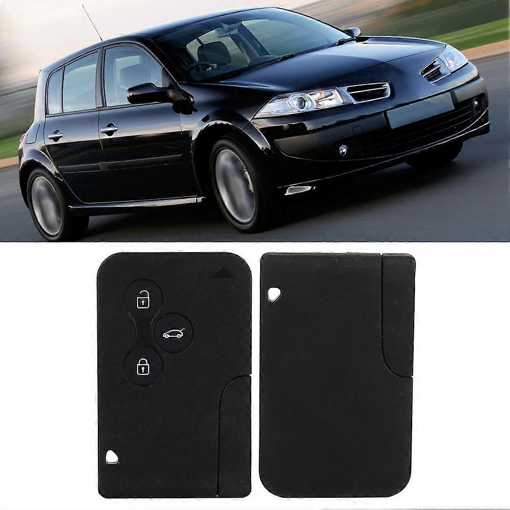 3 Button Semi-Smart Remote Key Fob 433MHz ID46 PCF7947 Chip Compatible with Renault Megane