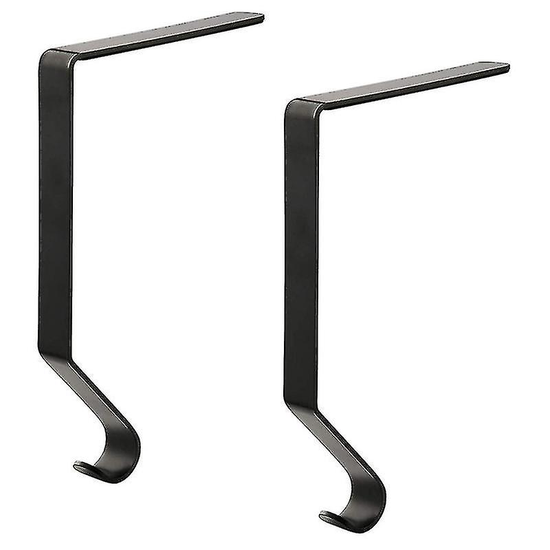 2pcs Xmas Sock Hooks Xmas Fireplace Hangers Multi-purpose Hooks