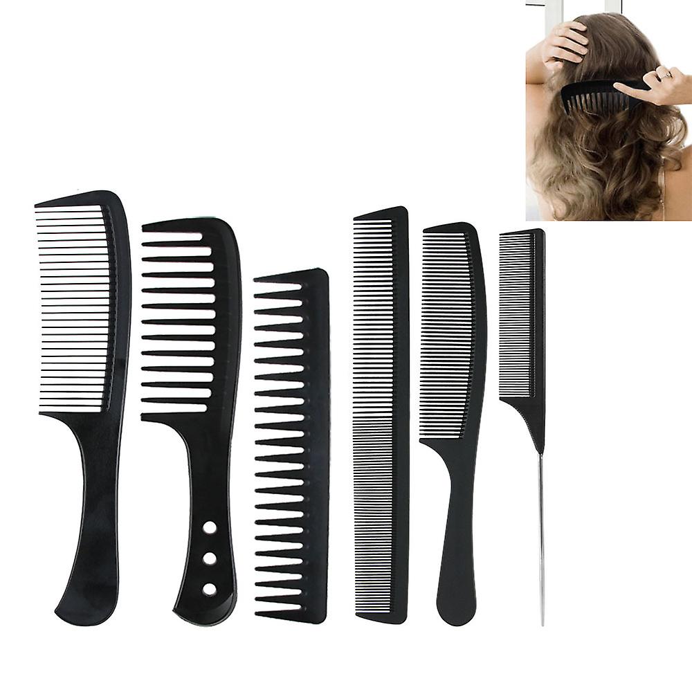 6 Pcs Combs Wide Tooth Comb for Curls helps maintain Curls and Waves without Causing Frizz Effectiv