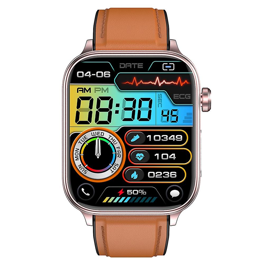 ET570 Smart Watch with Bluetooth Call, ECG, Body Temperature, Heart Rate, Blood Pressure, Multi-Spor