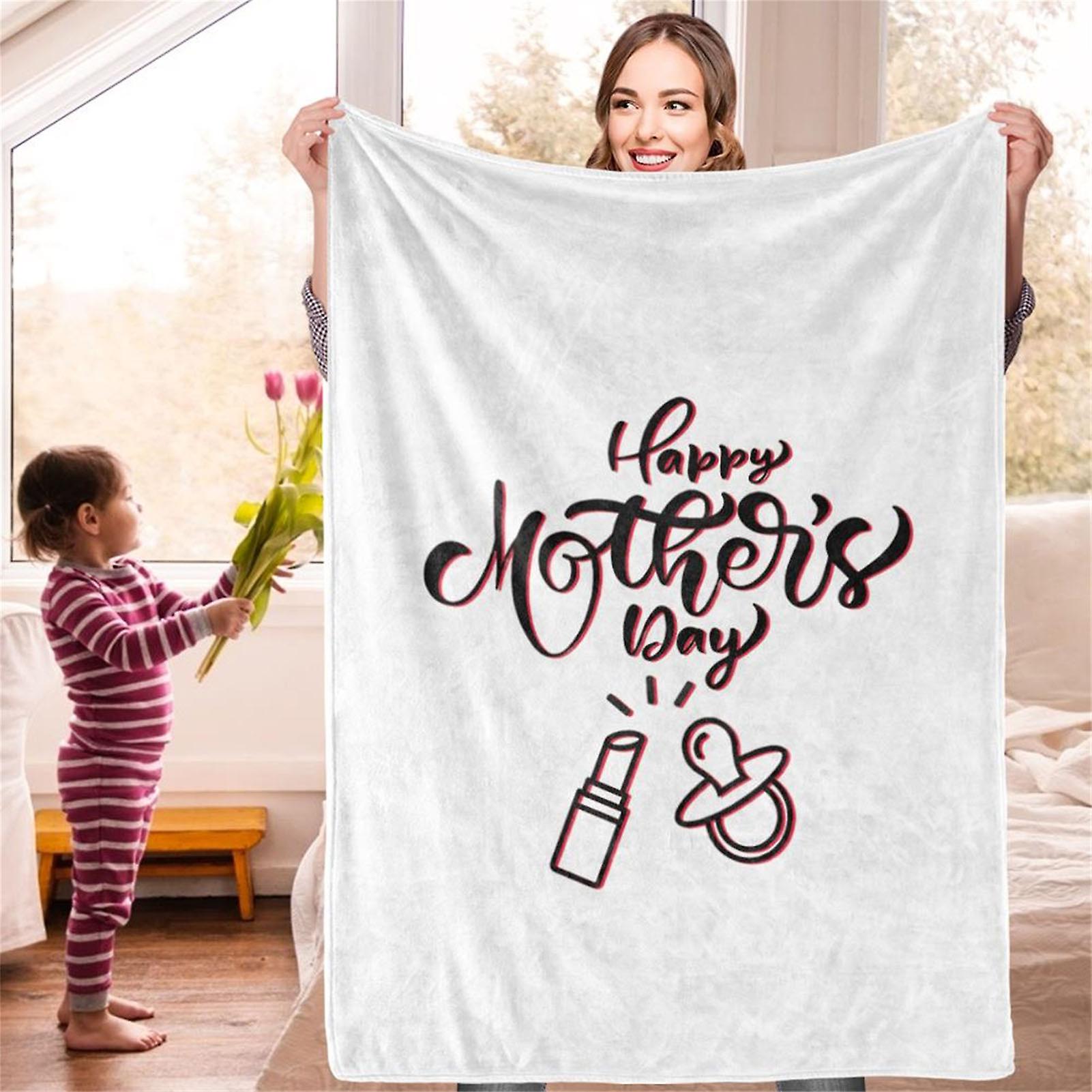Printing Decoration Throw Blanket Soft Polyester Napping Blanket for Home Couch Sofa Bed 120x150cm \/ 47.2x59.1in