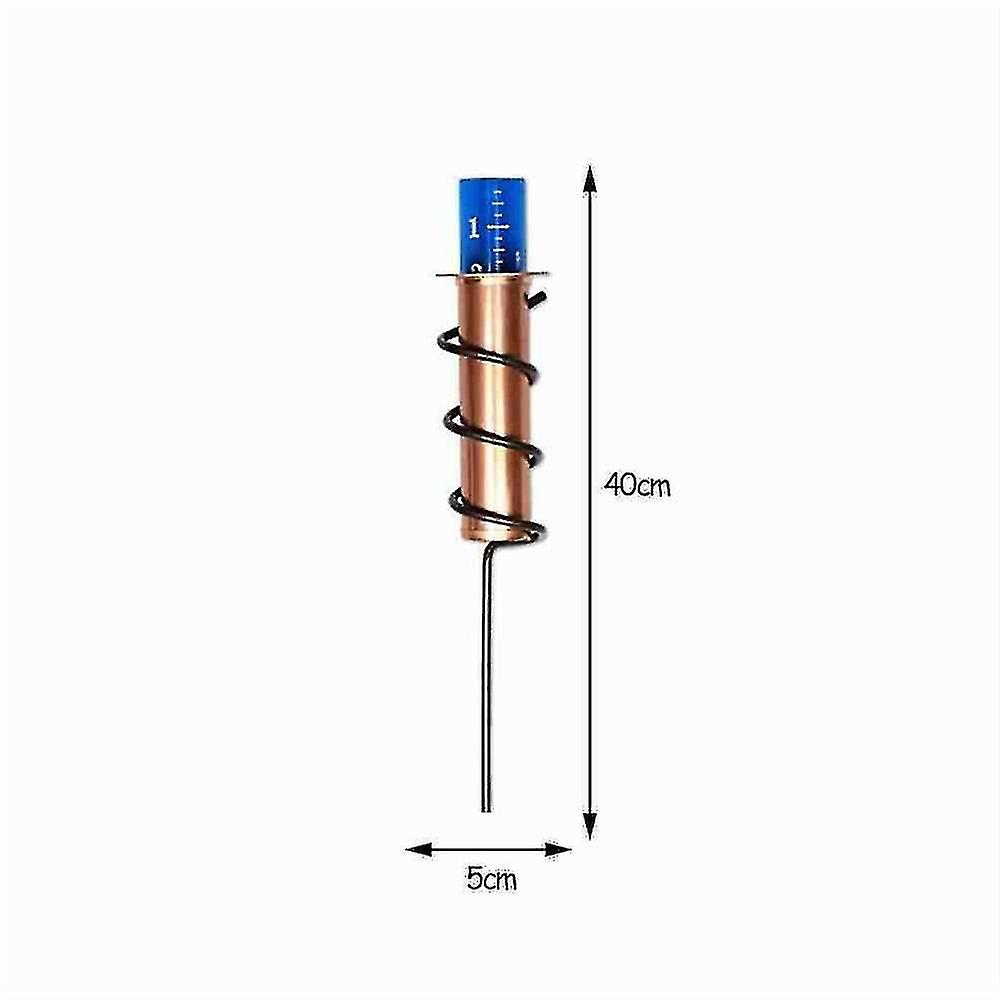 Rain Gauge Copper Precise Floating Rain Gauge for Yards and Gardens
