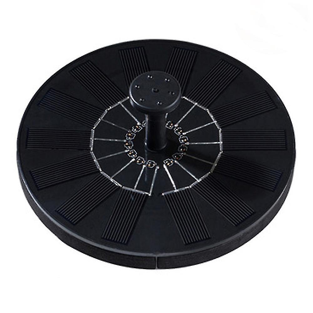 Solar Bird Bath Fountain Pump, Upgrade Solar Fountain With 4 Nozzle, Free Standing Floating Solar Po