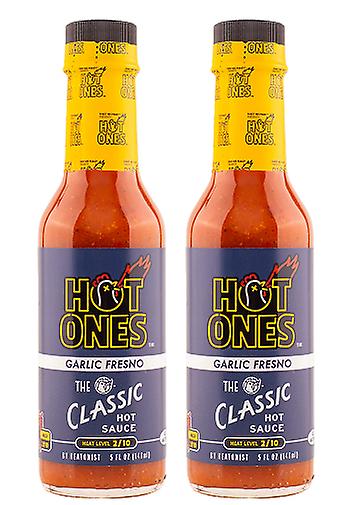 Hot Ones Die klassische Knoblauch Fresno Hot Sauce 2er Pack