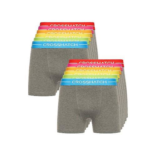 Crosshatch Mens Astral Boxer Shorts (Pack of 12)