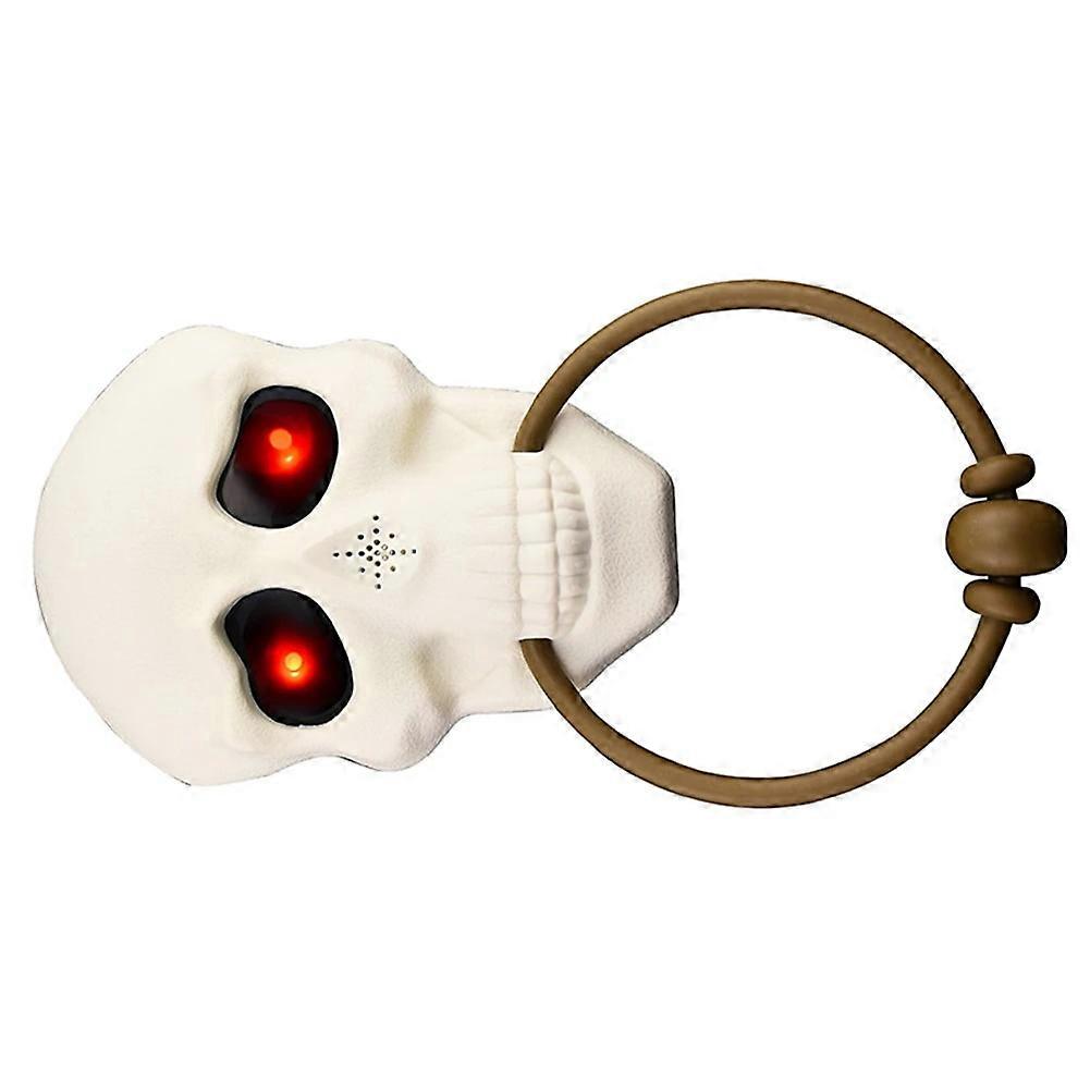 Halloween Skull Door Rings Scary Sound Skeleton Tricky Bell Eye ...