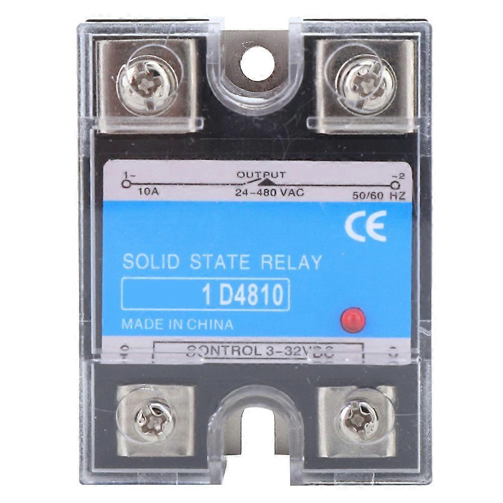 Solid State Relay 3-32VDC Input 24-480VAC Load DC AC SSR Electrical Equipments(BERM-1D 4810 )