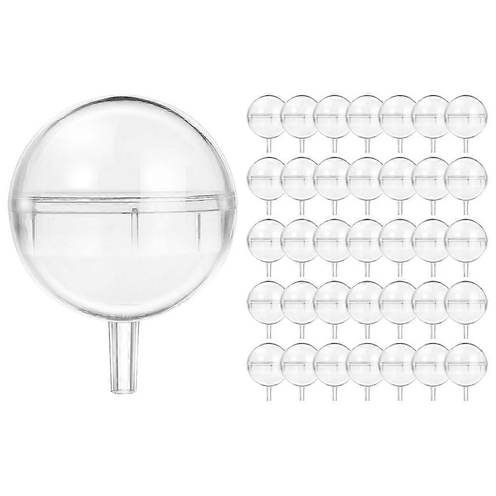 40pcs Chocolate Ball Base Plastic Flower Candy Ball Bouquet DIY Fixed Bases