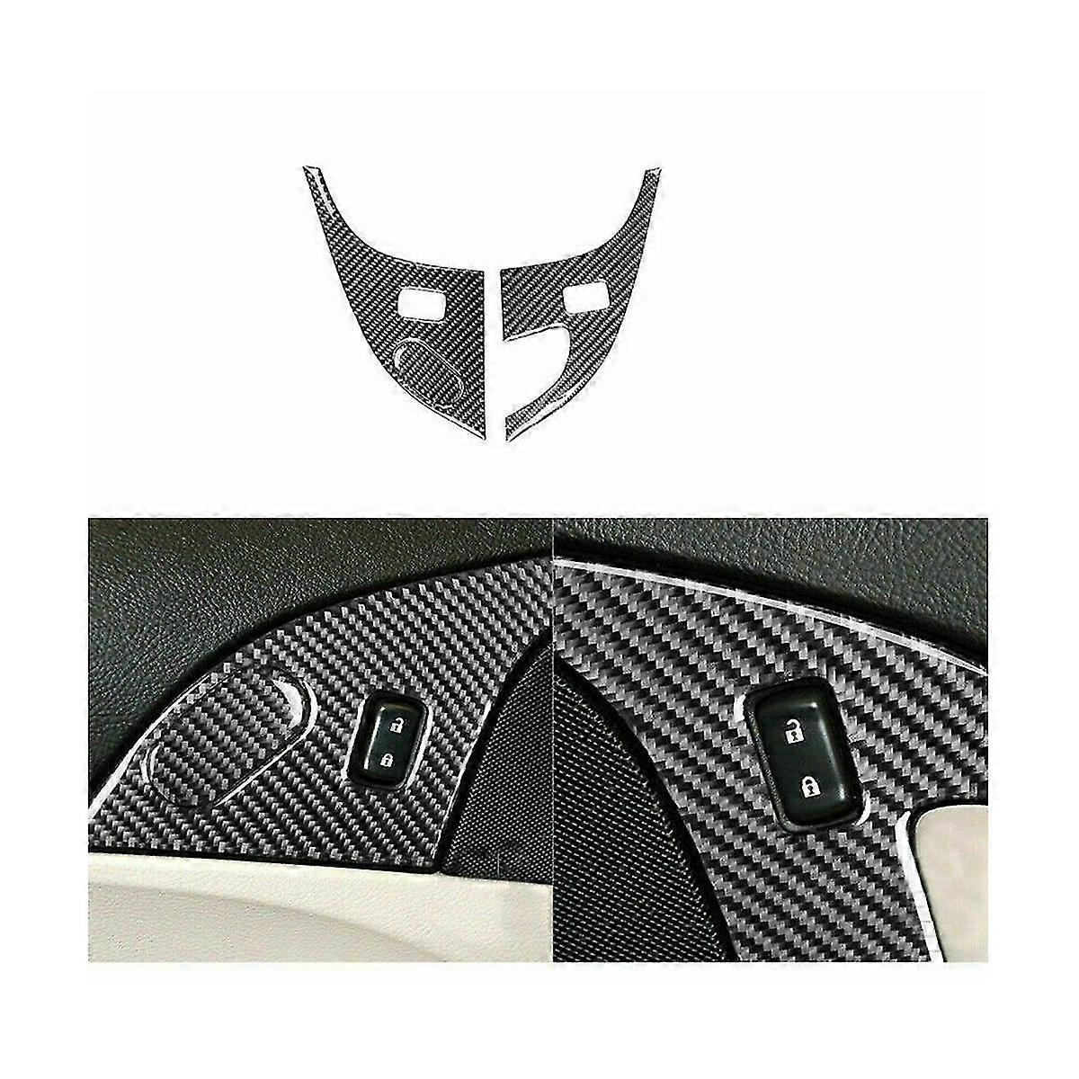 Per 2005-2007 Carbon Fiber Full Interior Set Trim Cover Decoration Sticker Car Accessories - 21pcs