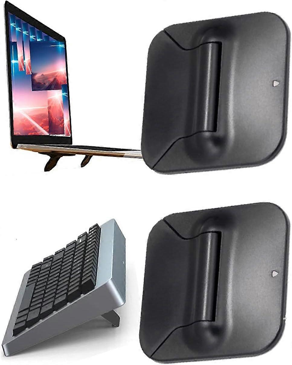 2 Piece Mini Laptop Stand, Keyboard Stand, Invisible Ergonomic Laptop Stand, Foldable Tablet, Mobile Phone Stand