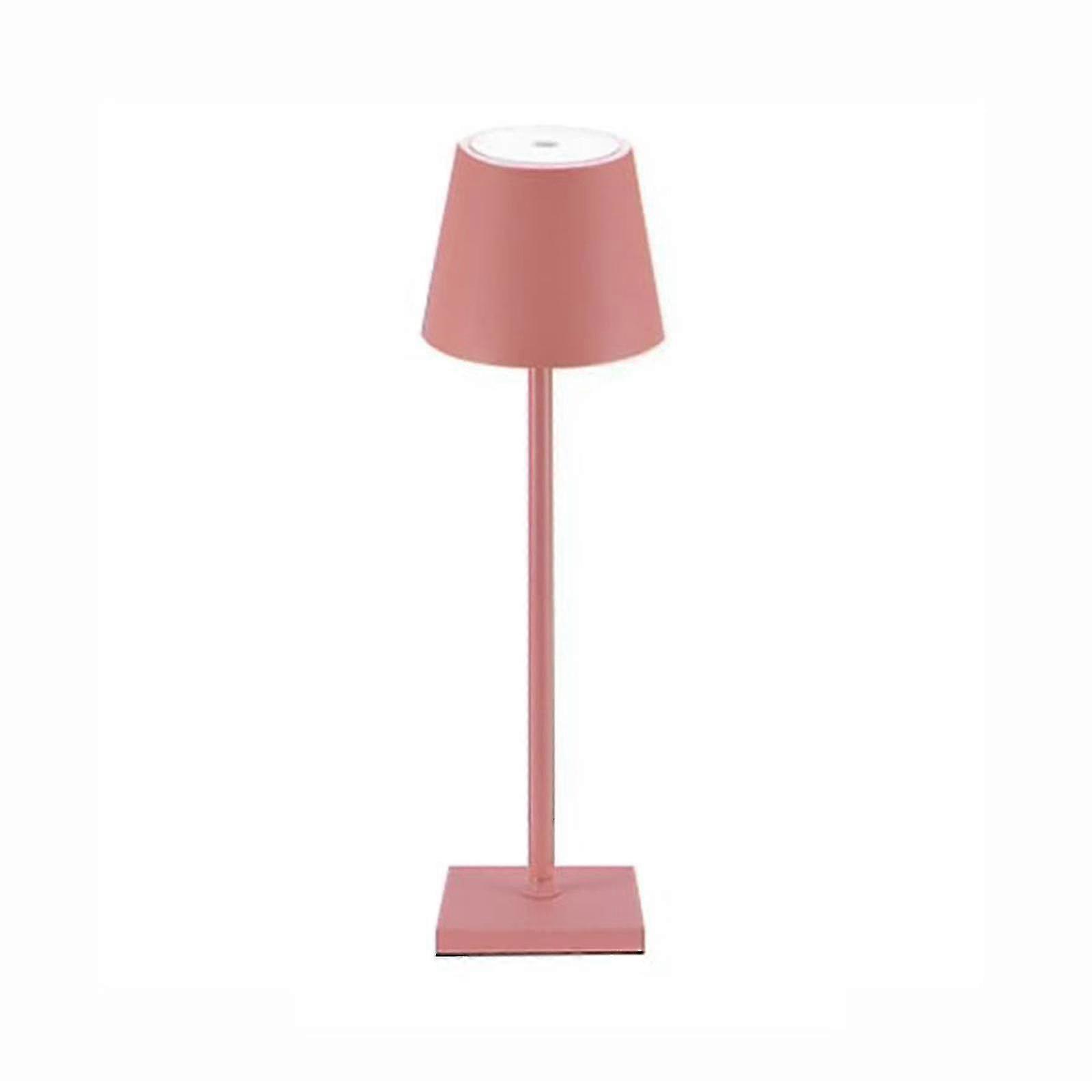 Spark Niki 8 couleurs Dimmable Cordless Table Lamp 3-way Aluminium Cordless Lamp For Reading Rose