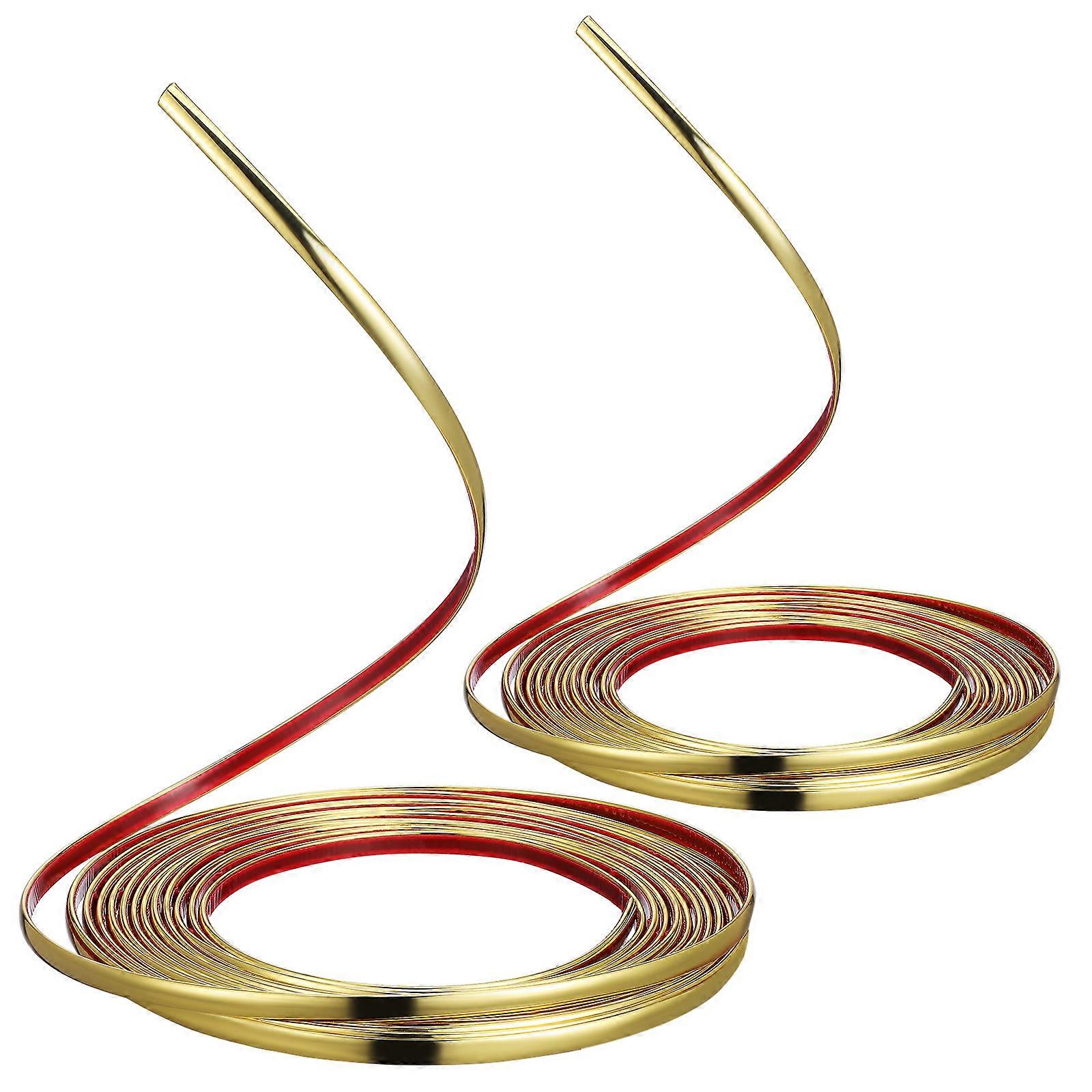 2 role Lišta Flexibilní lišta Lišta stěny Lišta na stěnu Zrcadlový rám Okraj Sloup a nalepte ozdobu