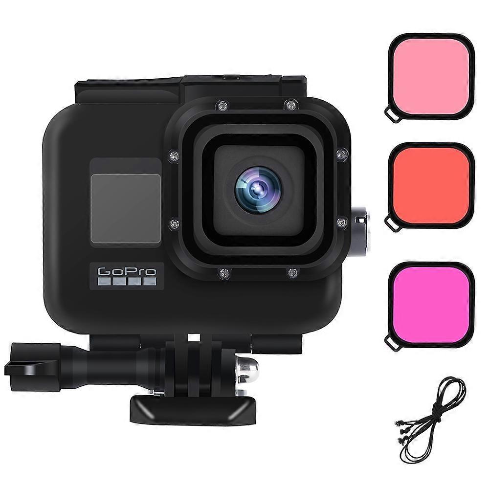 Waterproof Diving Case For Gopro Hero 8, Underwater Protective Case, Shell, Camera Accessories
