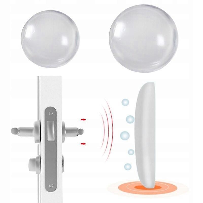6 Pcs Transparent Door Stoppers Protection