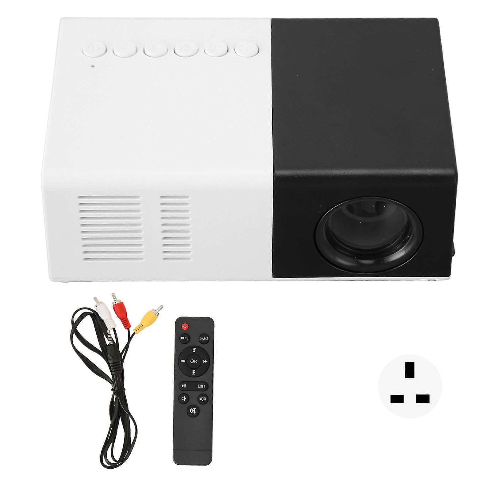 Mini Projector 2530 Ansi Lum Wifi Cell Phone Same Screen 16:9 1920x1080p Led Portable Movie Projector 100240v Uk Plug