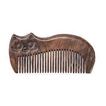 Wooden Sandalwood Hair Combs For Women Men Wide & Fine Tooth Sturdy Detangling Anti-static