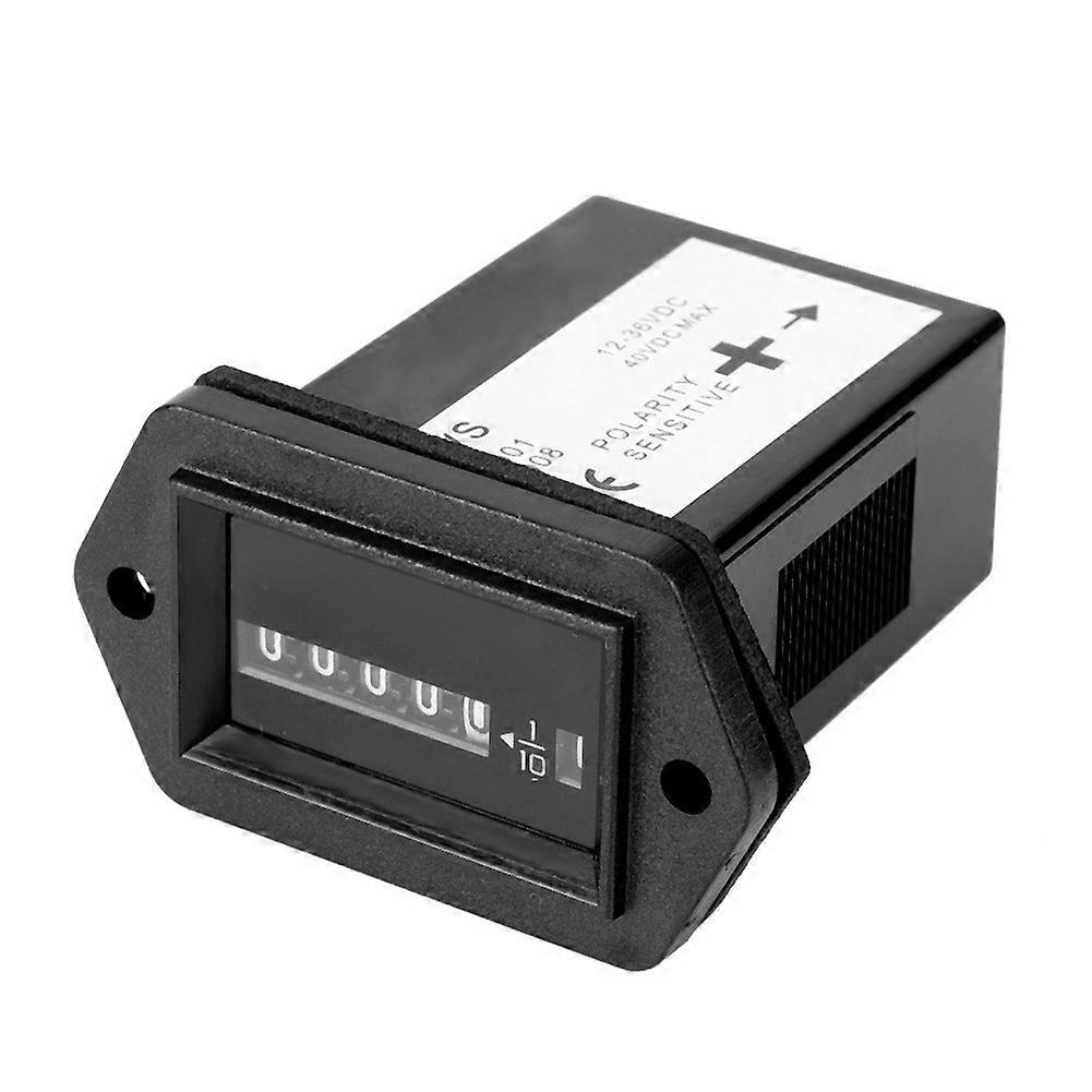 Engine Hour Meter Timer Gauge for Truck Boat Car Tractor DC12-36V