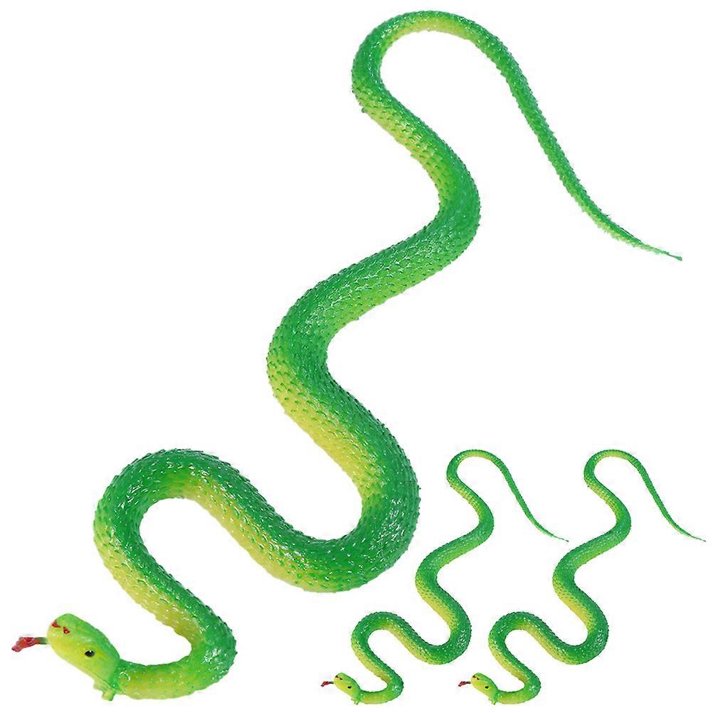 3 st Simulering Orm Rekvisita Dekorativa Ormdekorationer Falsk Orm Orm Heminredning