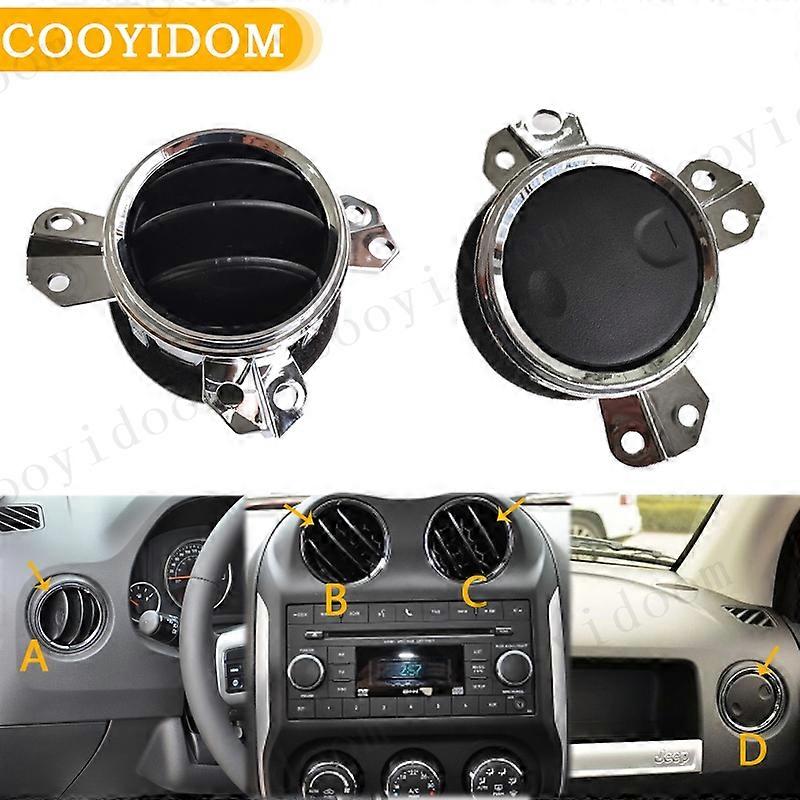 A / C Havalandırma Çıkışı Araba İç Ön Dash Merkez Konsol klima 1JW471DVAD 1JW481DVAD Jeep Compass Patriot 2009-2014