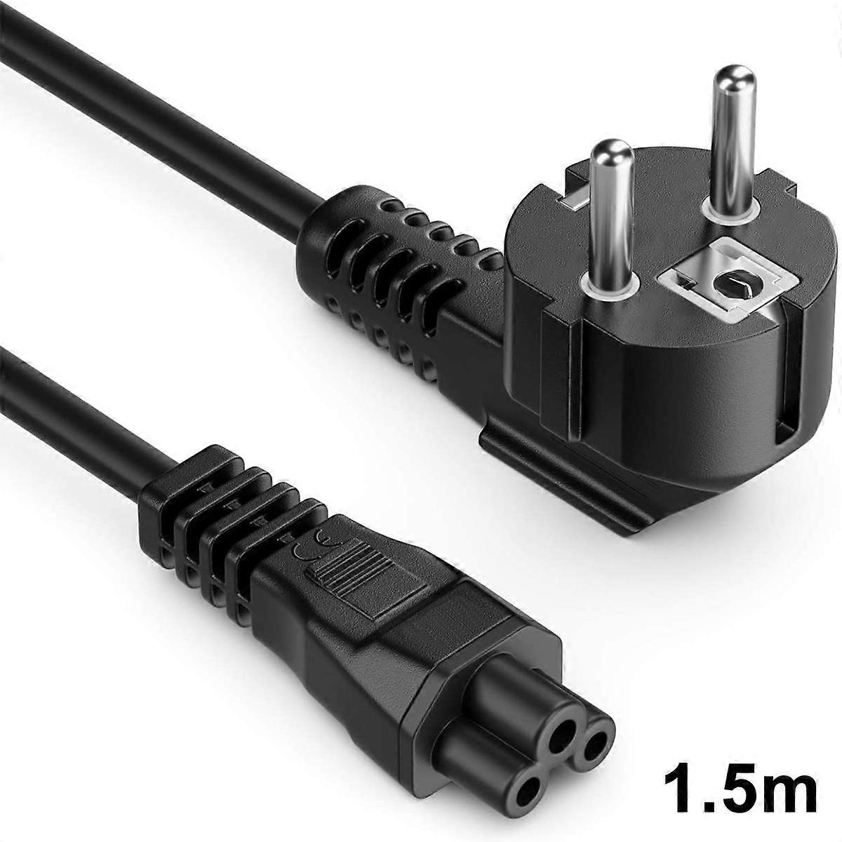 Power Cable Power Cord 3PIN Onitor for PC Computer Scanner Printer Copier Projector Electronic Calls & Any Other European Standard Interface 1.5m