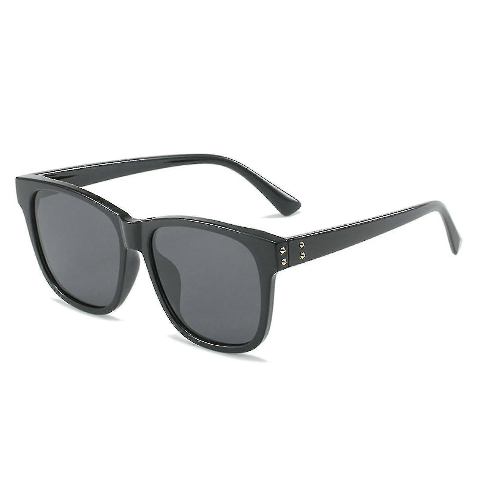 Retro Large Square Polarised Sunglasses For Daily Use Sunshine Eyeglasses