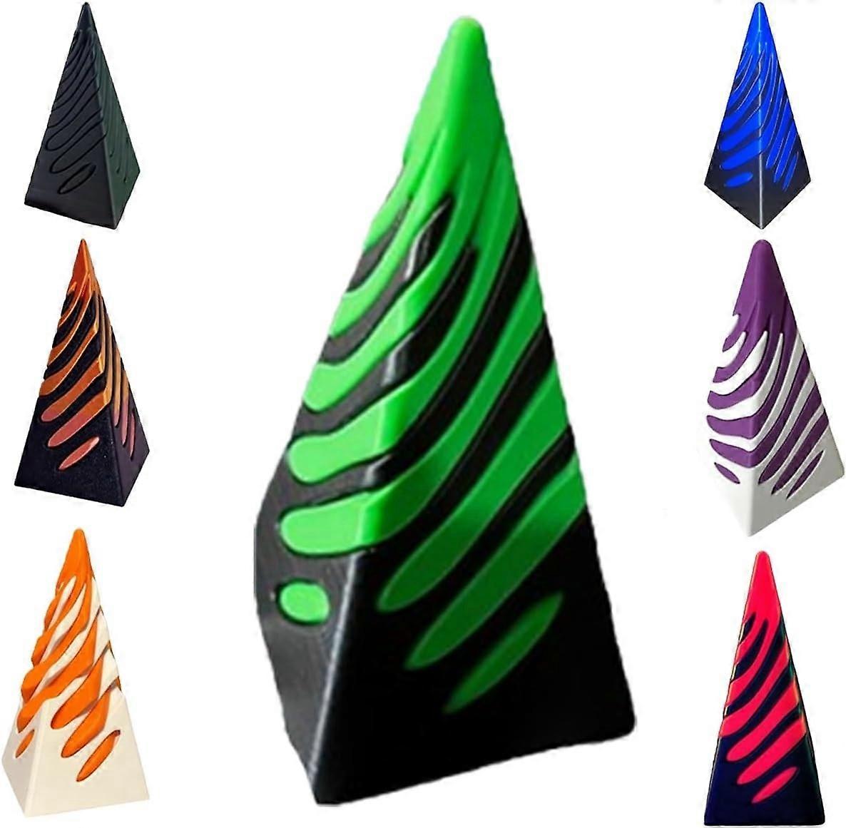 3D Impossible Pyramid Sculpture Mini Egyptian Display Statue Ancient Art Model