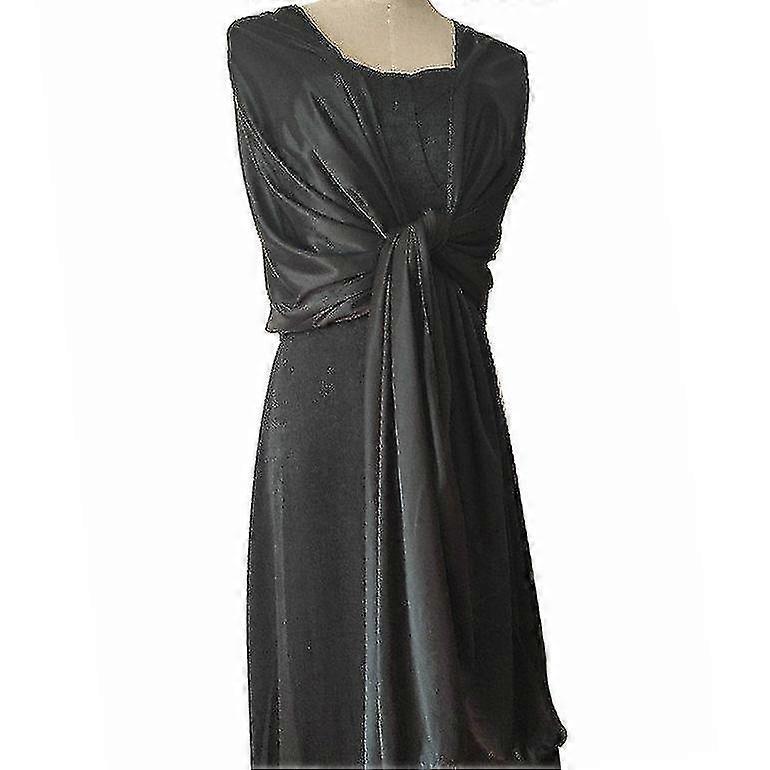 Şal Elbiseleri Akşam Partisi Wrap Düğün Saten Saf Renk Cape Shrugs Boleros