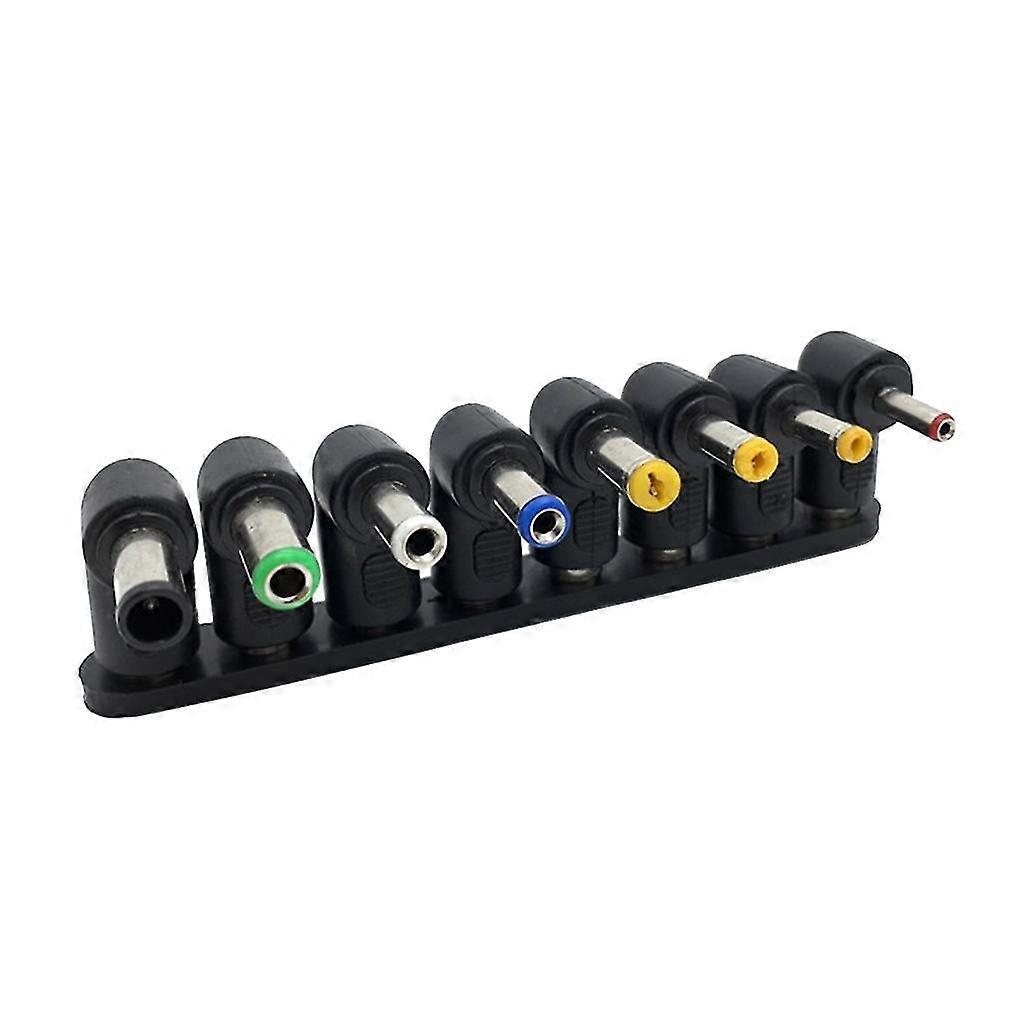 8pcs/set Dc Multi Types To 5.5x2.1mm Power Plug Adapter Converter For Laptop
