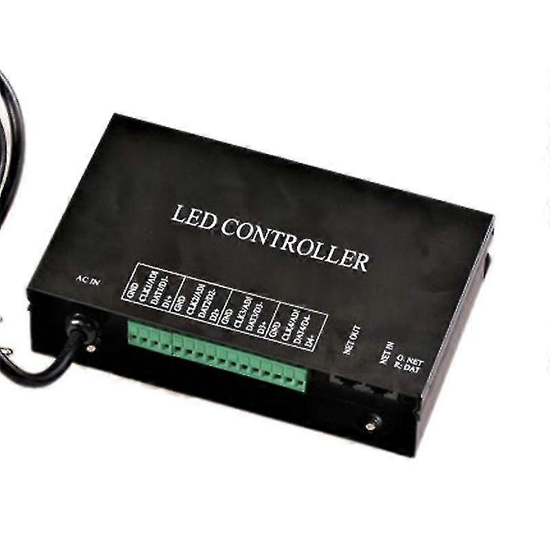 H802RA, 4 porty (4096 pikseli), kontroler artnetu, kontroler dmx, artnet, WS2801, ARTNET, MADRIX, kontroler pikseli do oświetlenia LED.